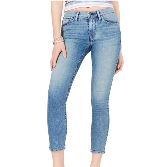 Hudson Jeans Tally Crop Skinny Blue Sz 25